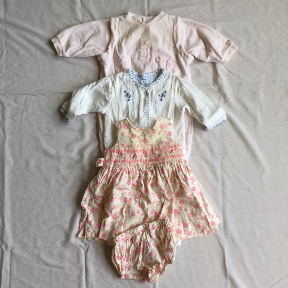 CARTER'S Baby Girl 3-6 mo Set of 3